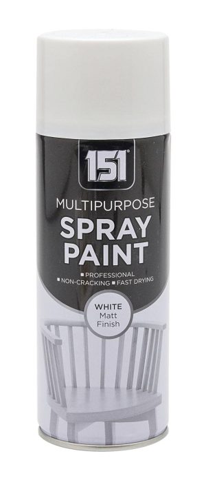 151 WHITE MATT SPRAY PAINT 400ML