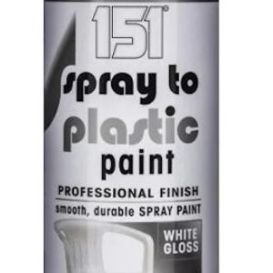 151 SPRAY TO PLASTIC PAINT WHITE GLOSS 400ML
