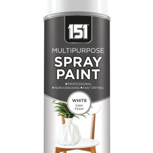 151 WHITE SATIN SPRAY PAINT 400ML