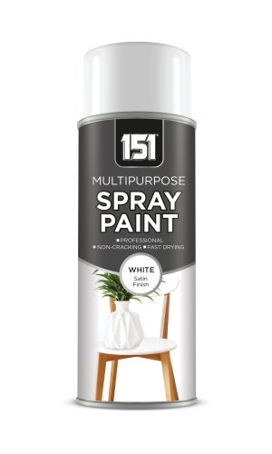 151 WHITE SATIN SPRAY PAINT 400ML