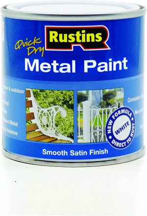 RUSTINS METAL PAINT WHITE 250ML