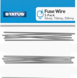 STATUS FUSE WIRE 5A 15A 30A Pack Of 3