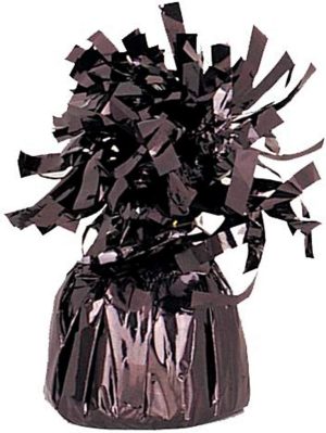 UNIQUE PARTY FOIL BALLOON WEIGHT - BLACK