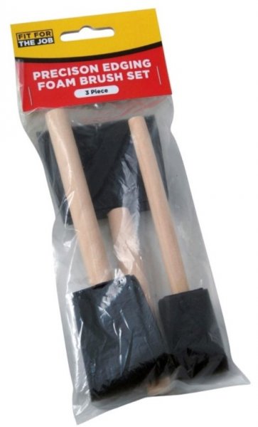FIT FOR THE JOB FOAM BRUSH SET Pack Of 3