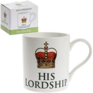 HIS LORDSHIP FINE CHINA MUG SET