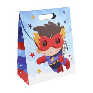 EUROWRAP SUPER MASK GIFT BAG LARGE APX 26 X 33 X 14 CM