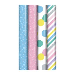 EUROWRAP BABY GIFT WRAP 3 MTR X 70CM