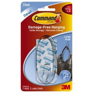COMMAND LARGE CLEAR HOOKS