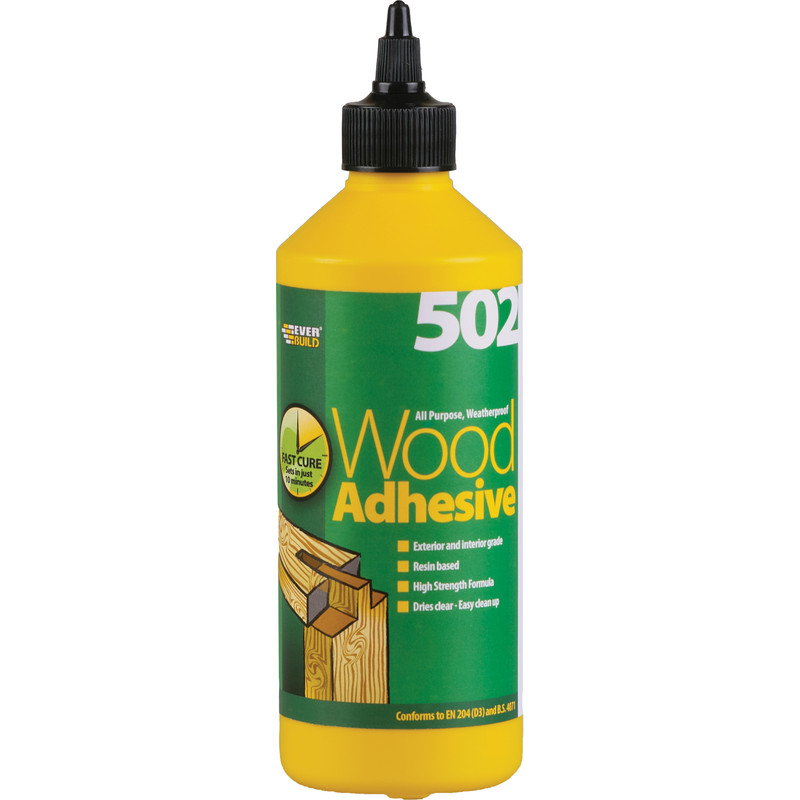 EVERBUILD 502 WOOD ADHESIVE 500ML