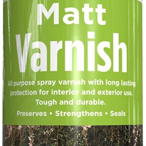 PAINT FACTORY CLEAR MATT VARNISH WOOD SPRAY PAINT 250ML