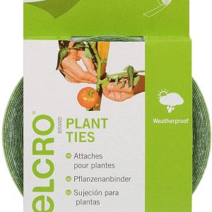 VELCRO GREEN PLANT TIES 12MM X 5M