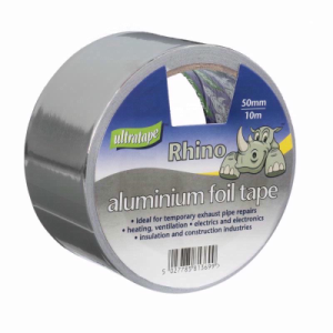 ULTRATAPE RHINO ALUMINIUM FOIL TAPE 50MM X 10M