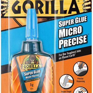 GORILLA GLUE GORILLA SUPER GLUE MICRO PRECISE TRANSLUCENT 5GM