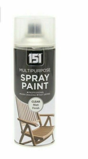 151 CLEAR MATT FINISH VARNISH SPRAY 400ML
