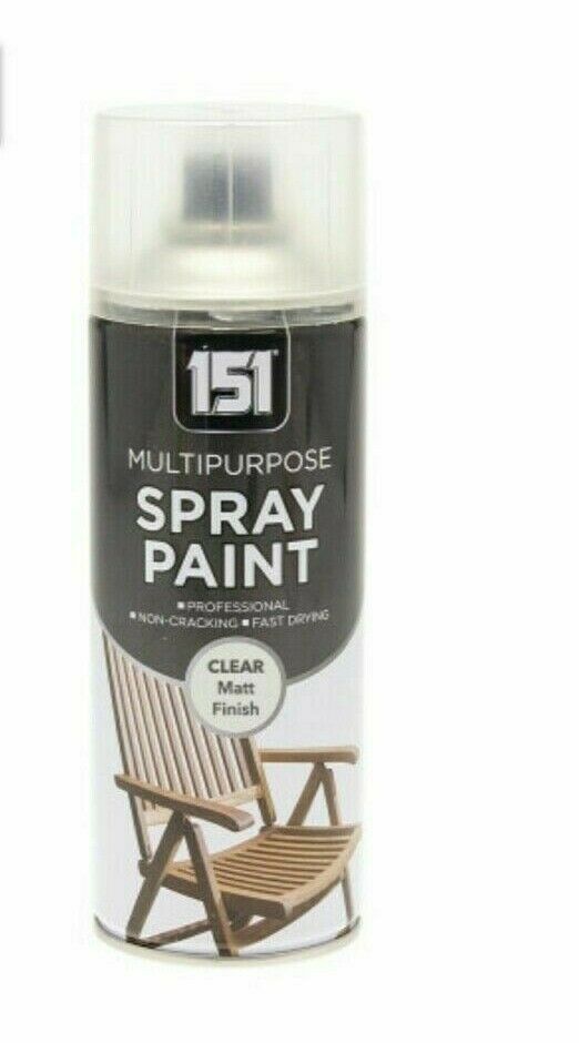 151 CLEAR MATT FINISH VARNISH SPRAY 400ML