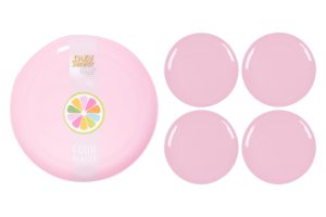 BELLO PLASTIC PLATES 21CM Pack Of 4 - PINK