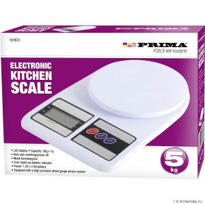 PRIMA ELECTRONIC DIGITAL KITCHEN SCALE 5KG