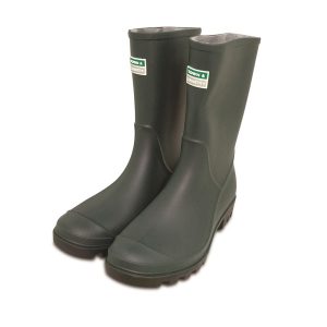 TOWN & COUNTRY ECO ESSENTIAL HALF LENGTH WELLINGTON PVC BOOTS / WELLIES - SIZE 5