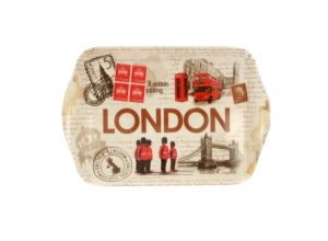 LONDON COLLAGE SMALL TRAY 21CM