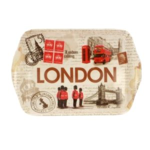 LONDON COLLAGE SMALL TRAY 21CM