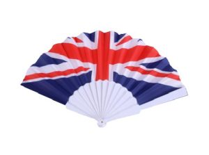 UNION JACK FOLDING HAND FAN 23CM