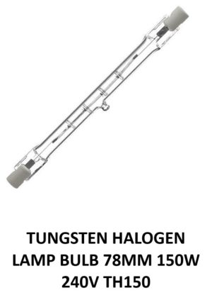 TUNGSTEN HALOGEN LAMP BULB 78MM 150W 240V TH150