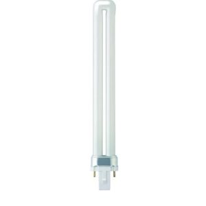 COMPACT FLUORESCENT S TYPE 11W 900LM 2 PIN G23 2700K BULB - WARM WHITE