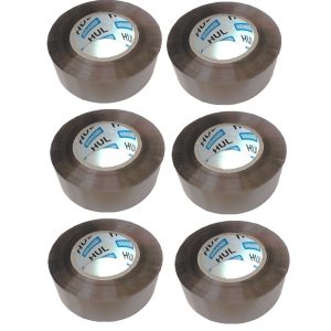 HUL BROWN PACKAGING TAPE 200M X 48MM Pack Of 6