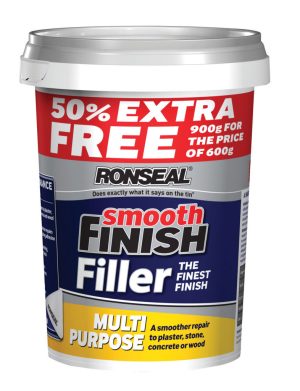 RONSEAL MULTIPURPOSE READY MIXED WALL FILLER 600GM + 50% EXTRA