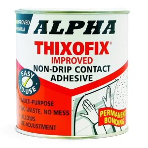 ALPHA THIXOFIX NON DRIP CONTACT ADHESIVE 250ML