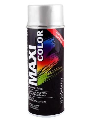 MAXI COLOR MULTI SURFACE GLOSSY WHITE ALUMINIUM SPRAY 400ML