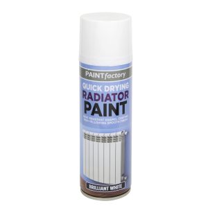 PAINT FACTORY QUICK DRYING RADIATOR PAINT 400ML- WHITE