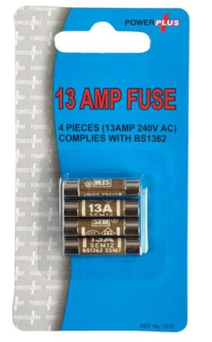 POWER PLUS 13AMP FUSES Pack Of 4