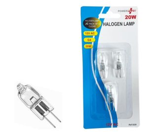POWER PLUS G4 20W HALOGEN LAMP Pack Of 3