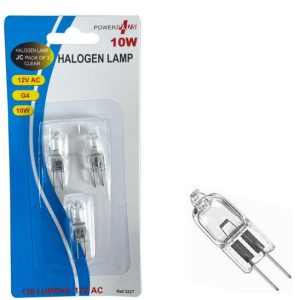 POWER PLUS G4 10W HALOGEN LAMP Pack Of 3