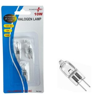 POWER PLUS G4 10W HALOGEN LAMP Pack Of 3