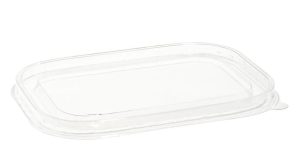 GRAB & GO PP RECTANGLE CONTAINER LID FOR ALL CONTAINERS Pack Of 50