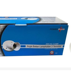 POWER PLUS ANGLE BATTEN LAMP HOLDER 3TER