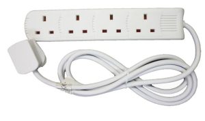 POWER PLUS 4 WAY 13AMP EXTENSION LEAD 5MTR