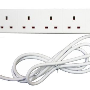 POWER PLUS 6 WAY 13AMP EXTENSION LEAD 2MTR