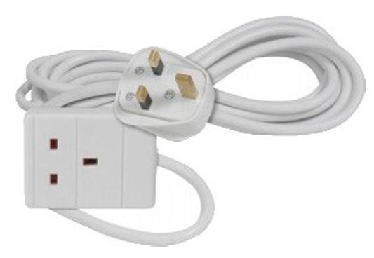 POWER PLUS 1 WAY 13AMP EXTENSION LEAD 2MTR
