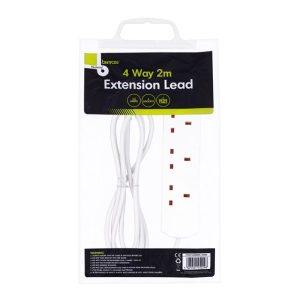 BENROSS 13AMP 4 WAY EXTENSION LEAD 2MTR