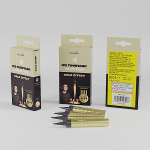 GOLD EFFECTS ICE FOUNTAINS VALUE PACK Pack Of 4