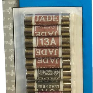 Pack Of 9 MIXED FUSES- 5X13 AMP 2X 3 AMP AND 2X5 AMP