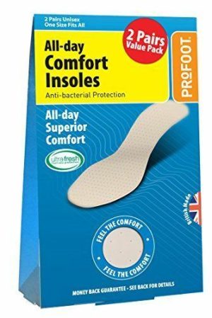 PROFOOT ALL DAY COMFORT INSOLES 2 PAIRS