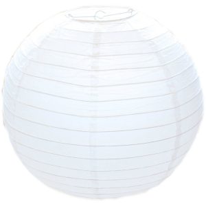 30CM WHITE PAPER LAMPSHADE