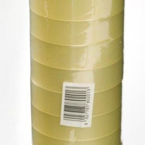 ULTRA TAPE Pack Of 12 ROLLS CLEAR TAPE 24MM X 40M