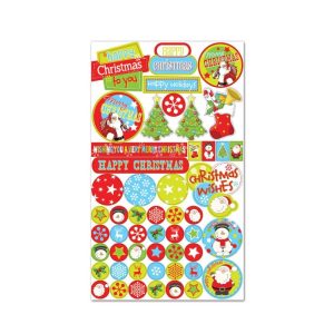 500 CHRISTMAS STICKER KIDS CHILDRENS LABELS DECORATION ART CRAFT