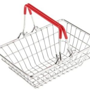 APOLLO MINI CHROME SHOPPING BASKET