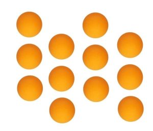 12 ORANGE TABLE TENNIS / PING PONG BALLS